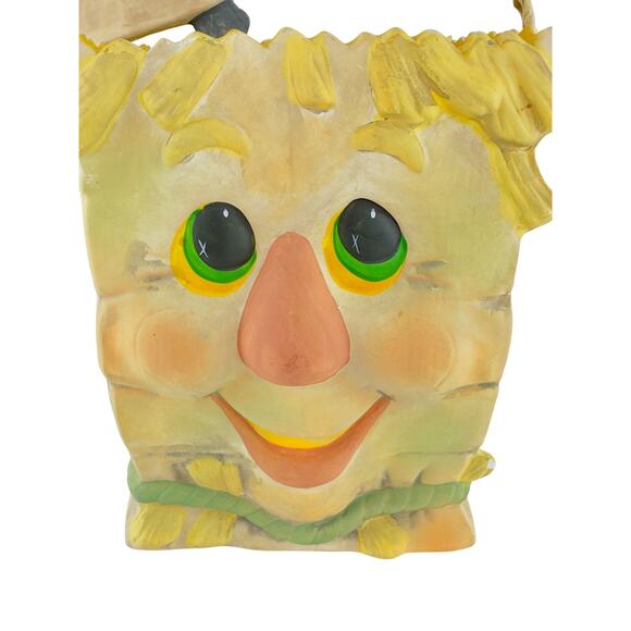 Vintage House of Lloyd Scarecrow Treat Bag Ceramic Fall Halloween Farm Decor - Picture 14 of 16